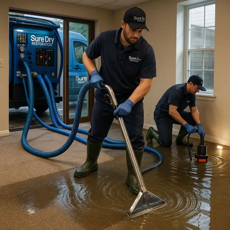 Water Extraction and Removal process in Sherwood, OR